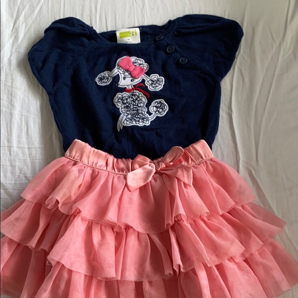 24 Months Baby Gap Tutu Skirt Outfit